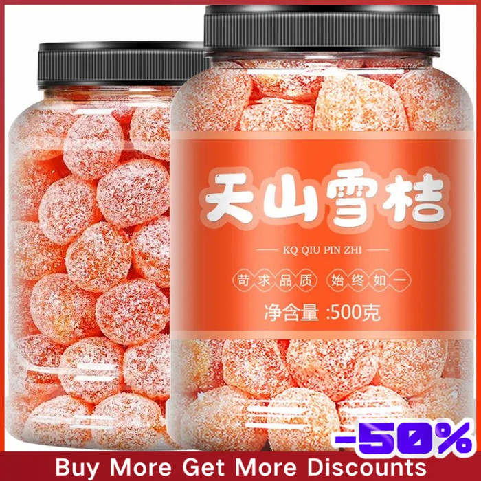 

Camilan Buah Manisan Kumquat Kering dengan Gula Batu