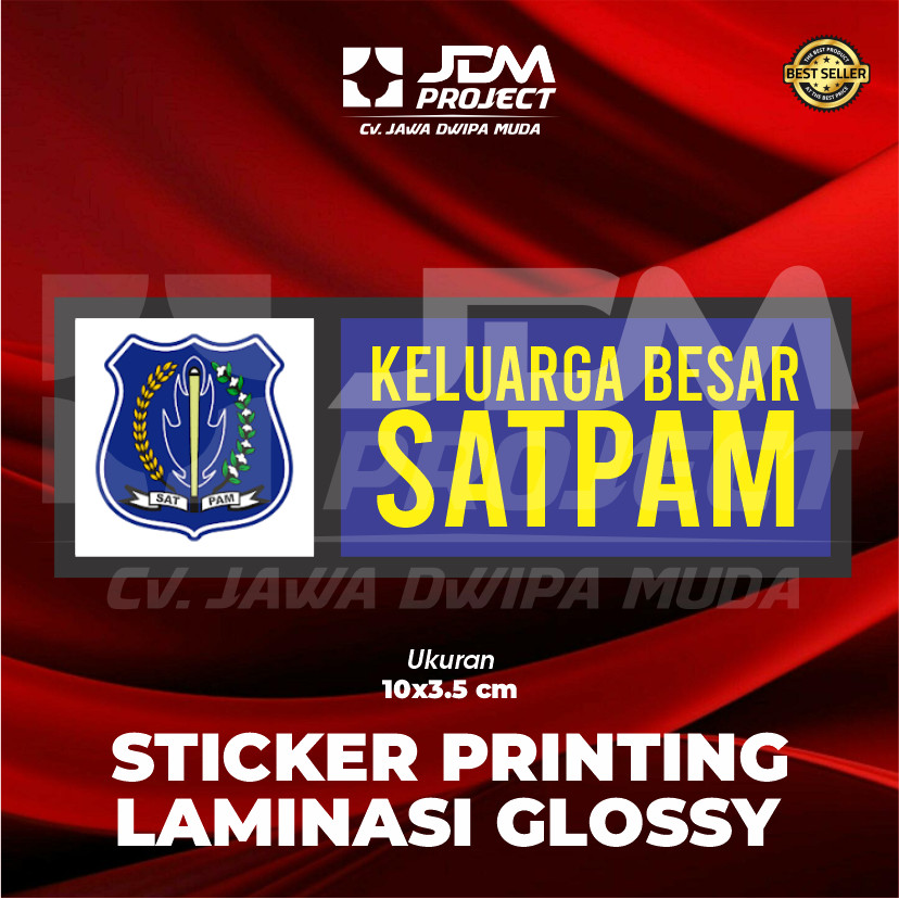 

JDM Project - stiker cutting print cut keluaga besar satpam