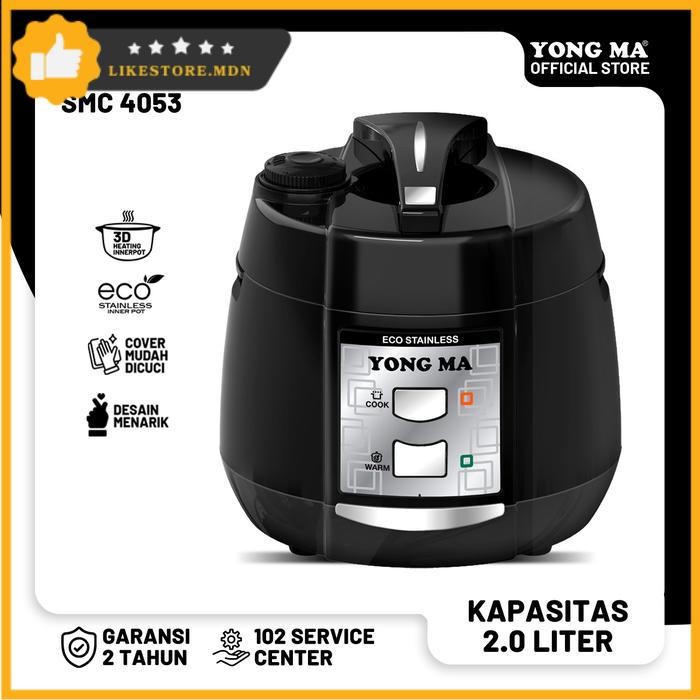Yong Ma Rice Cooker SMC 4053 / MAGIC COM YONGMA MANUAL STAINLES