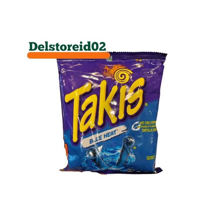 

Takis blue heat hot chili pepper 92.3gr