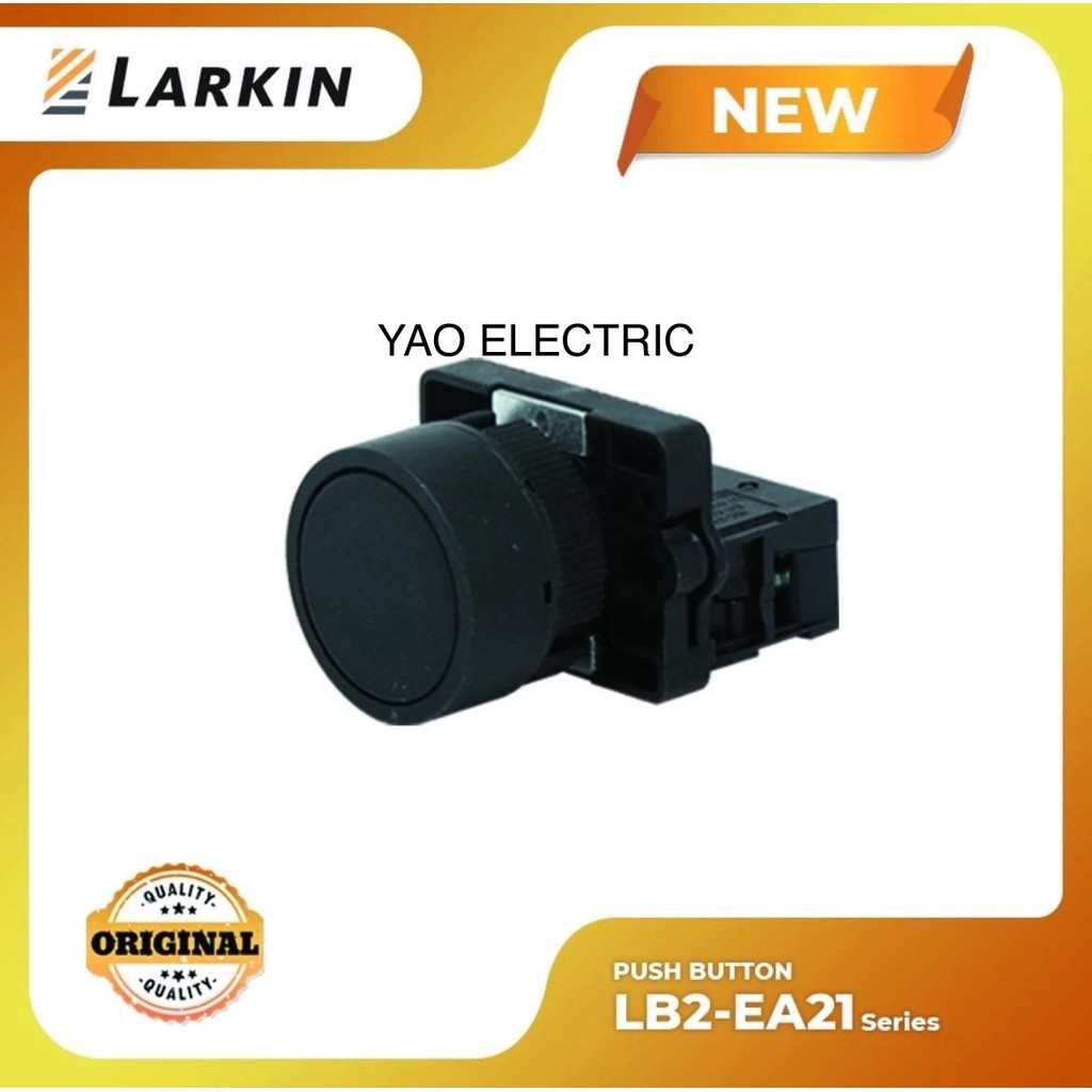 Push Button Plastic Larkin LB2-EA21, LB2-EA31, LB2-EA51, LB2-EA42/ 1NO 22mm