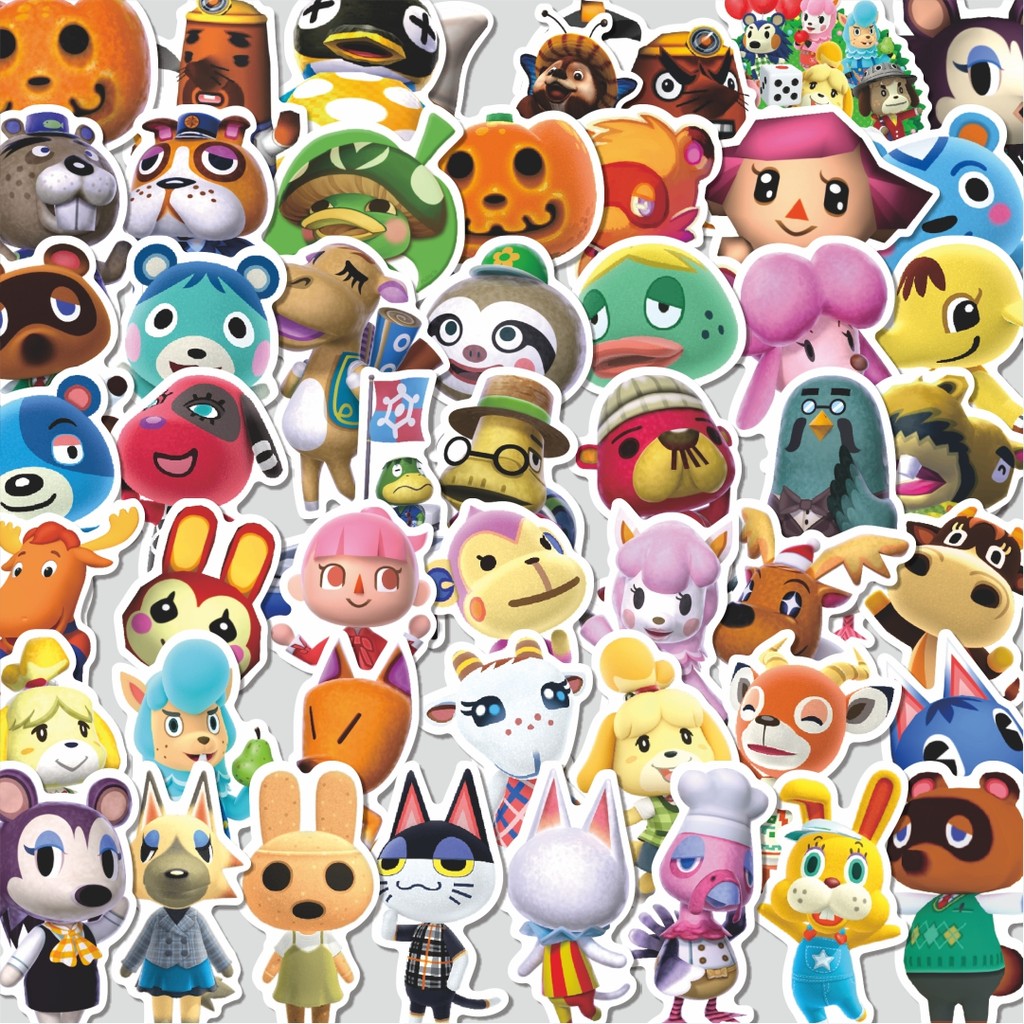 

Stiker Cutting Pack Stiker Game Animal Crossing Nintendo Char Mix 3 Isi 100Pcs Series Aesthetic Lucu Keren Untuk Koper Bahan Vynil