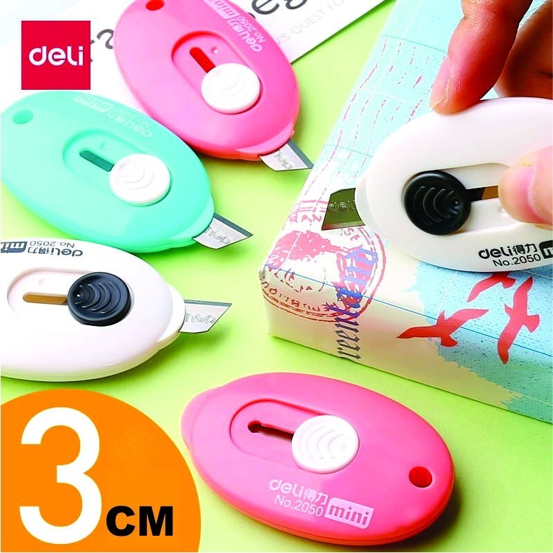 

Deli Mini Cutter Portabel 3 Warna Desain Simple Dan Durable