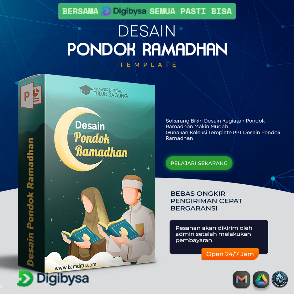 [T46] 220+ PONDOK RAMADHAN DESIGN TEMPLATE - PPT Format Desain Konten Ramadan - Template