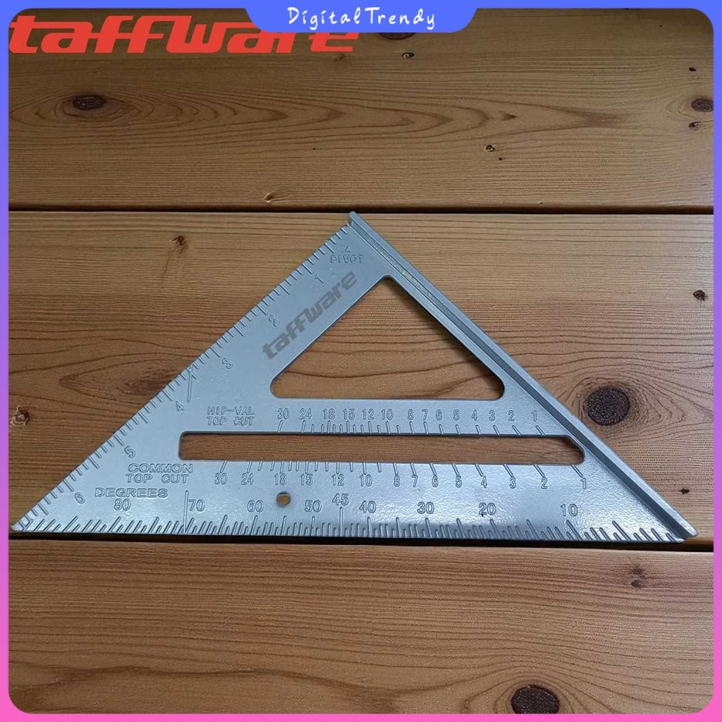

Taffware Penggaris Siku Mistar Triangle Ruler Aluminium Alloy - VK18