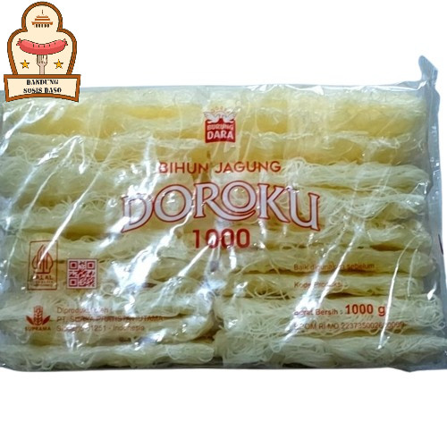 

Bihun Jagung Doroku 1kg - Kualitas Unggul, Kenyal & Tidak Mudah Hancur