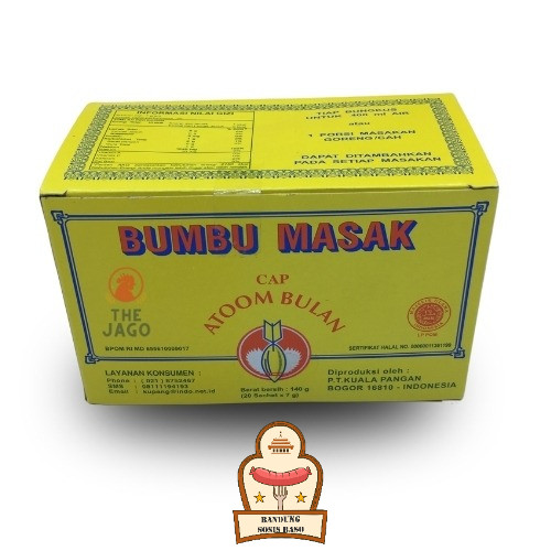 

Bumbu Masak Atoom Bulan 1 Box - Bumbu Tabur Legendaris Serbaguna