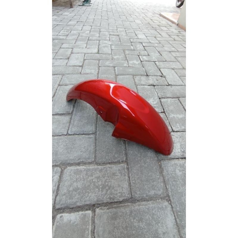 Slebor depan satria Fu lama karbu warna merah maroon MIRIP ORI