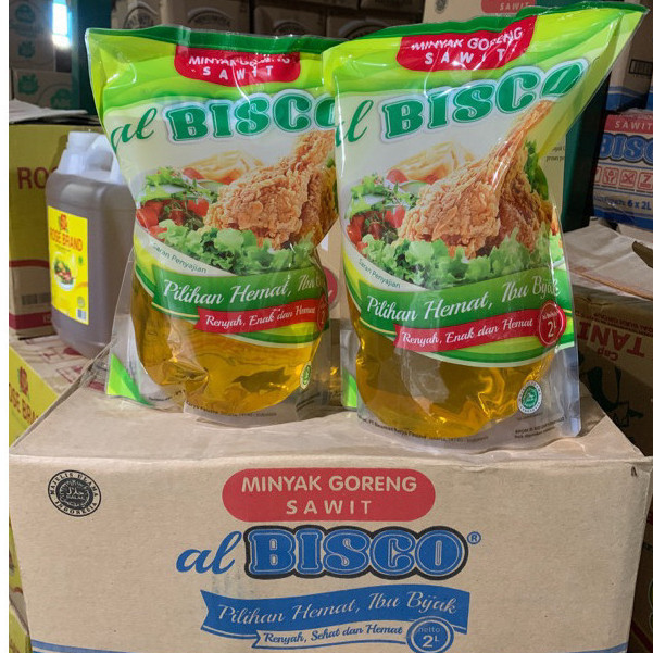 

Minyak goreng Al Bisco 2 liter 1 dus isi 6 pcs / 1 liter isi 12 pcs Instan/Same day/instan car