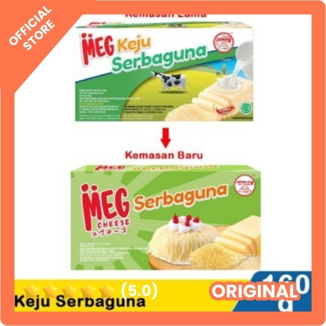 

MEG Keju parut serbaguna 160 gr