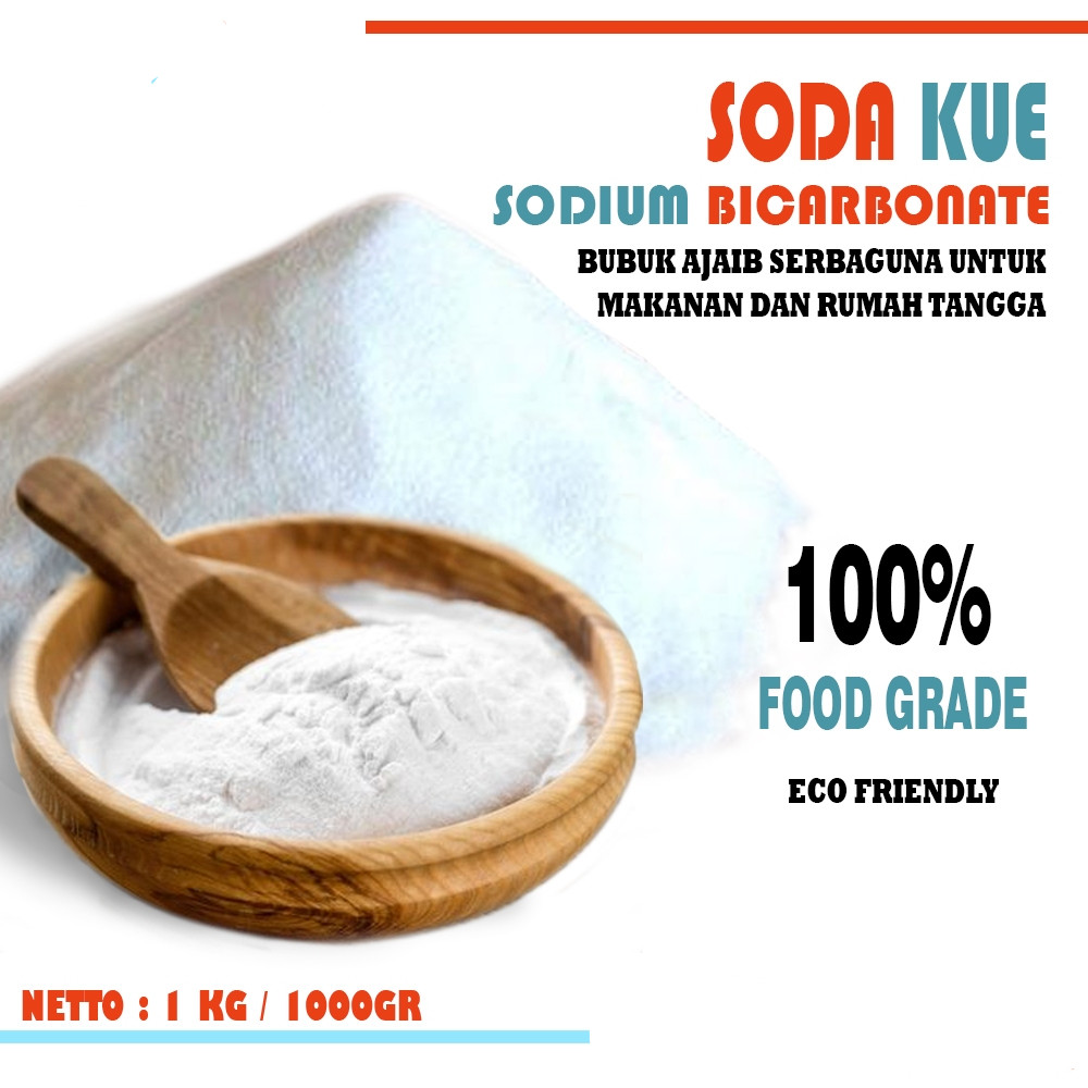 

Soda Kue 1KG 1 KG Sodium Bicarbonate / BAKING SODA