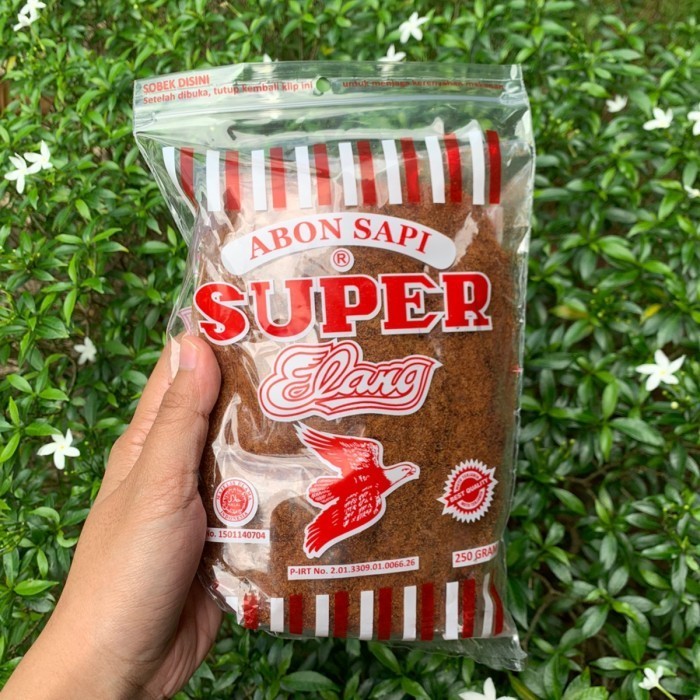 

HEMAT! ABON DAGING SAPI ASLI SUPER CAP ELANG 250 gram MURAH HALAL [PROMO] - Manis 250 gr