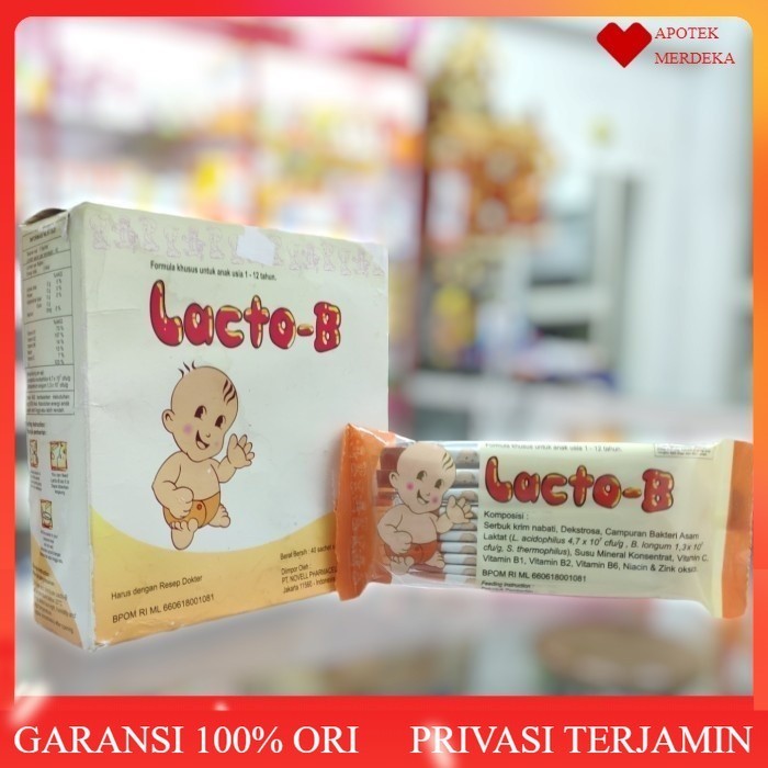Lacto B Sachet Probiotik / Obat Diare Bayi / Lacto-B