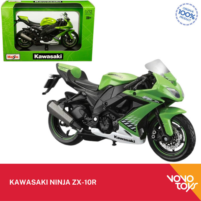 A2158 Maisto 1/12 Kawasaki Ninja ZX-10R Green