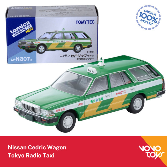 AR2158 Tomica Limited Vintage TLV-N307a Nissan Cedric Wagon Tokyo Radio Taxi