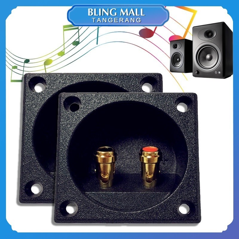 Terminal Speaker Gold Atau Terminal Spikon Speker 50mm Terminal Jepit Speaker