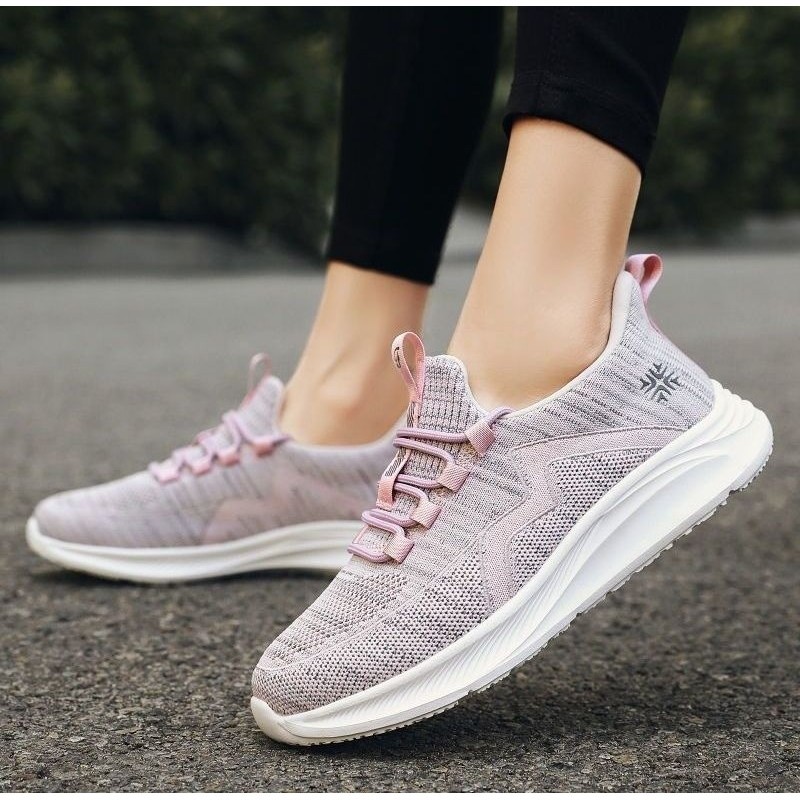 PROMO LV0345 Sepatu Sport Wanita Sepatu Rajut Wanita Premium Quality
