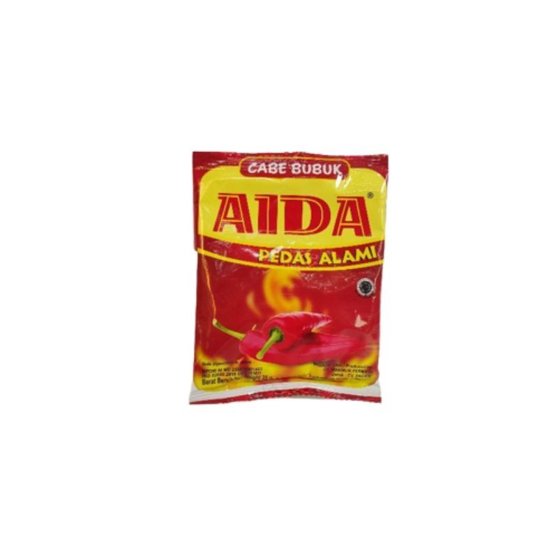

aida cabe bubuk pedas alami 25gr