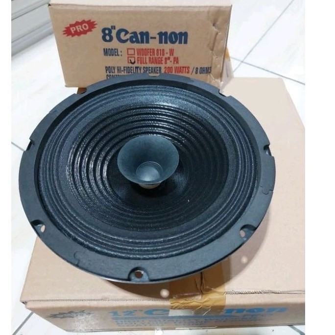 Speaker  Spiker  Speker Canon Pro 8 inch Full range PA 200W 8 0hm