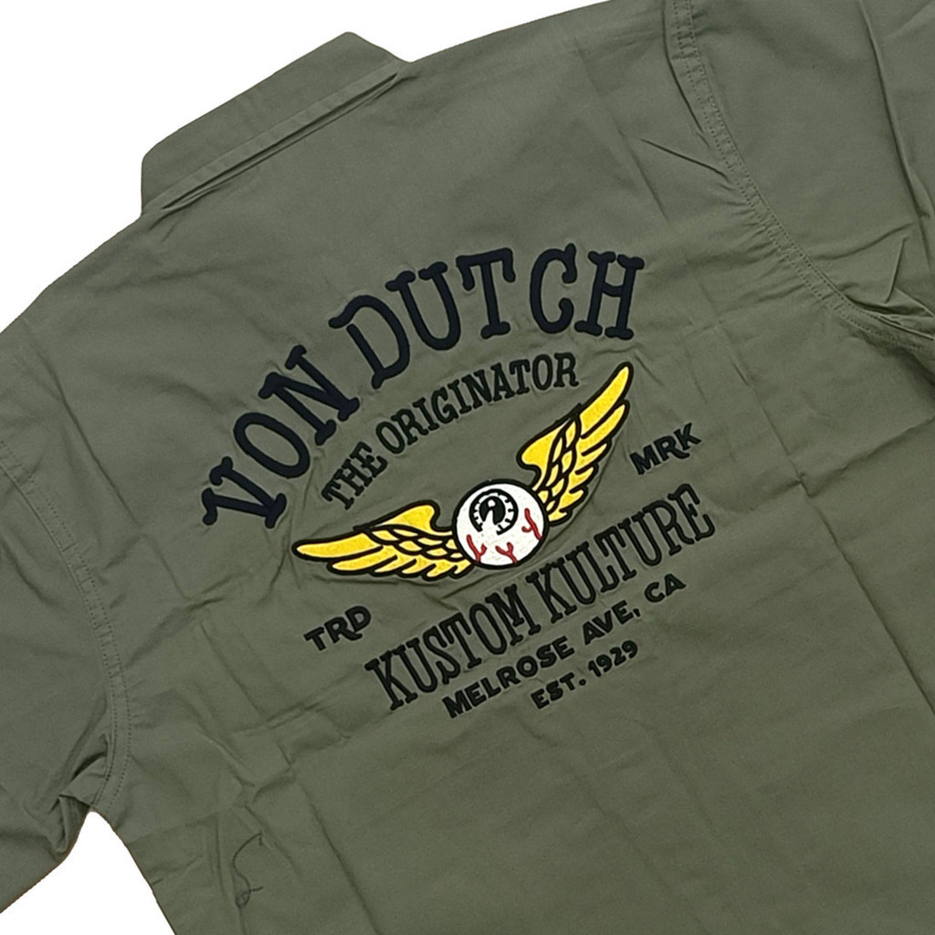 Von Dutch Workshirt 1175 Army Green