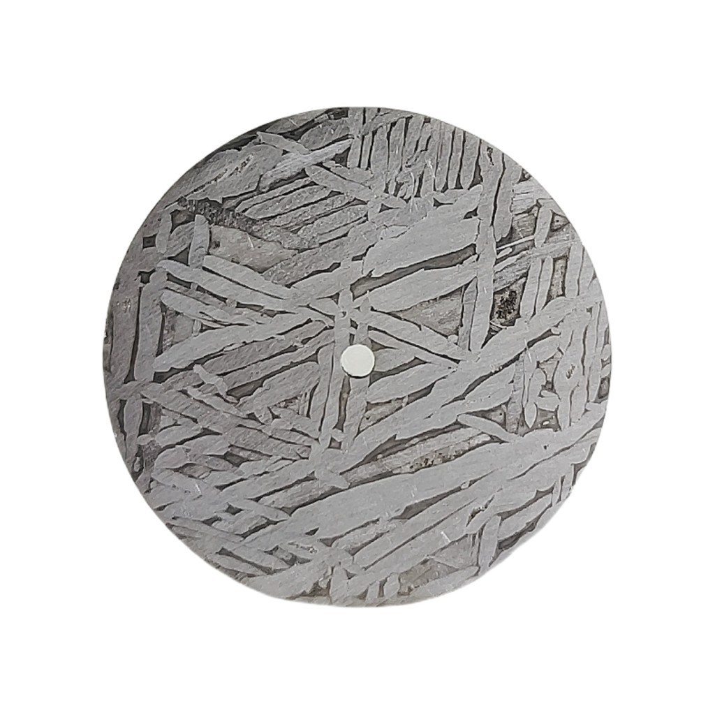 5.1g Muonionalusta Natural iron meteorite specimen meteorite materials Specimen Collection Circular 