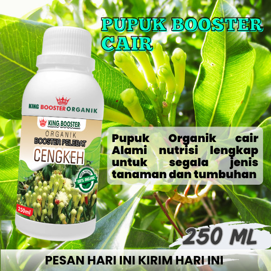 Pupuk cair booster Cengkeh Berbuah Lebat / Pupuk Organik Cair Tanaman Cengkeh Pemacu Tumbuh 250 ml