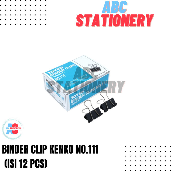 

Binder Clip Kenko No.111 (isi 12 pcs) - Dus Kecil