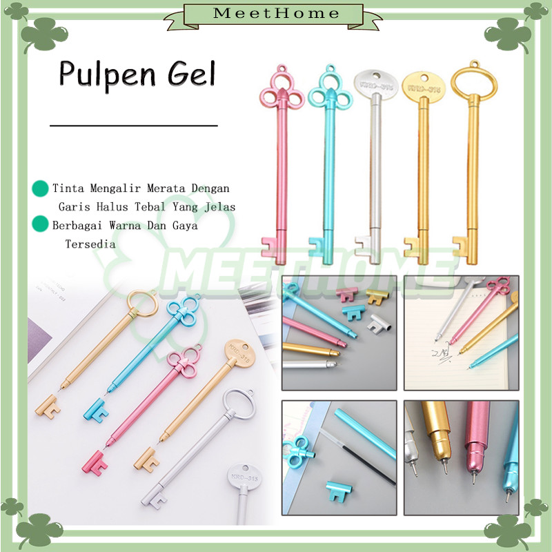 

Pulpen Gel Bentuk Kunci Rumah/Pen Gel Kunci Classic/Pulpen Dekorasi
