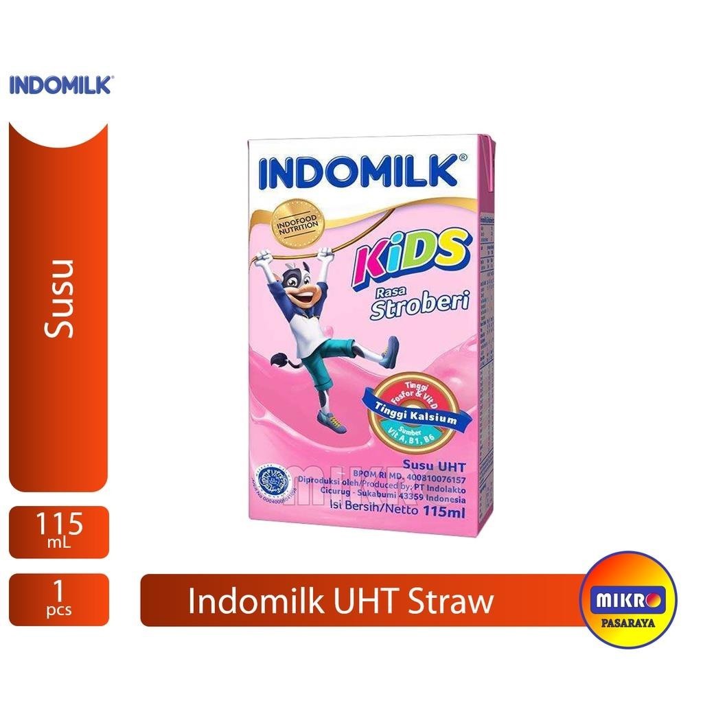 

Indomilk Kids Strawberry Susu Stroberi UHT Dus [115 ml]