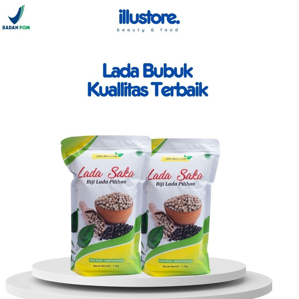 

Lada Putih Bubuk Murni 500 Gram / White Pepper Powder