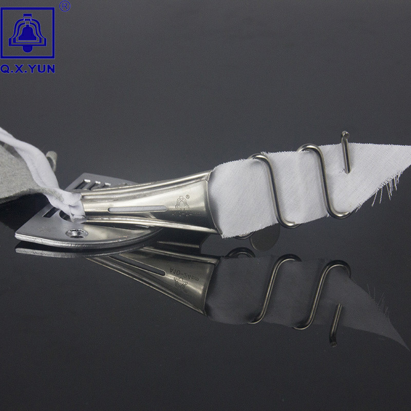 

overlock folder TAPE SIZE 24mm A10 hemmer Right Angle Bias Binder for lockstitch machine Binding of curve edge