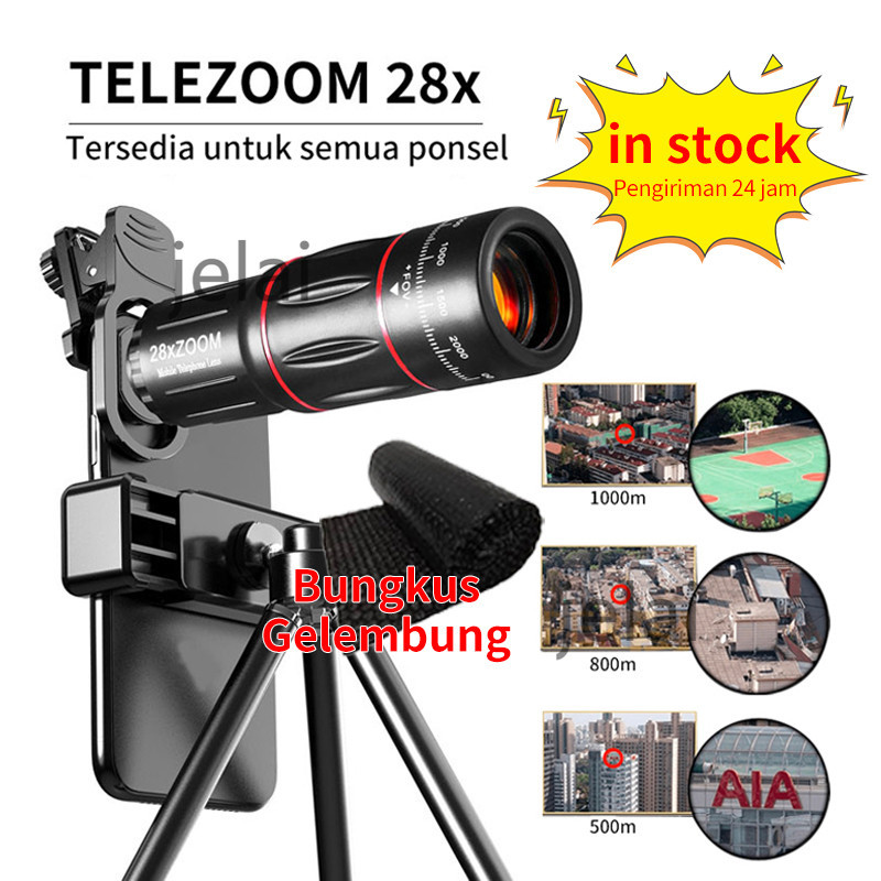 (in stock)APEXEL 28X Lensa lensa apexel 18x25 Tele Zomm HP Lens Kamera TeleZoom Apexel 18x25 Univers