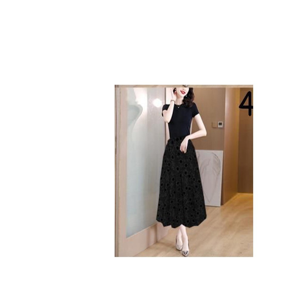 Rok Wanita / Rok Cantik Bahan Kanvas Motif