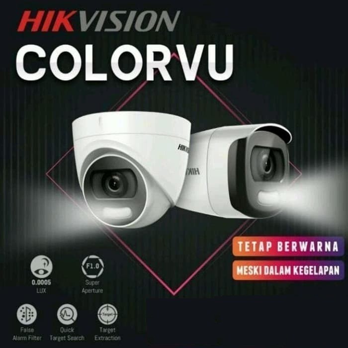 Paket Ipcam 8 channel 4Mp HIK Colorvu suara