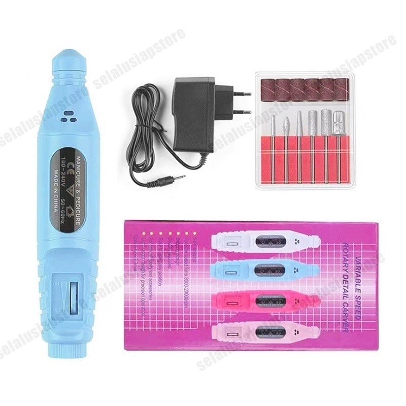 ID BOR MINI / BOR MINI LISTRIK / DRILL NAIL ART / BOR KECIL / NAIL DRILL / ALAT PORTING / KIKIR GIGI
