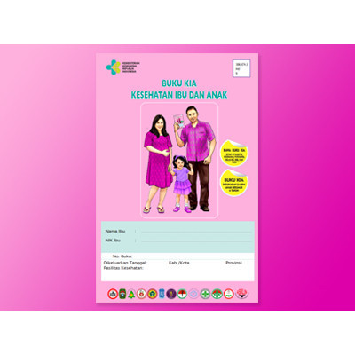 BUKU pink KIA Kesehatan Ibu dan Anak
