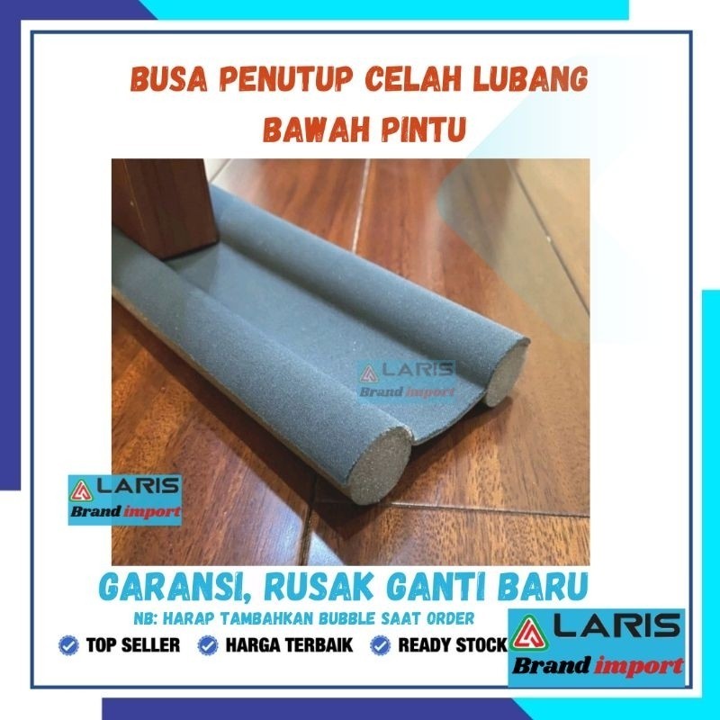 Busa penutup celah lubang bawah pintu (93cm) / pelindung celah pintu / penyekat pintu (Panjang 93cm)