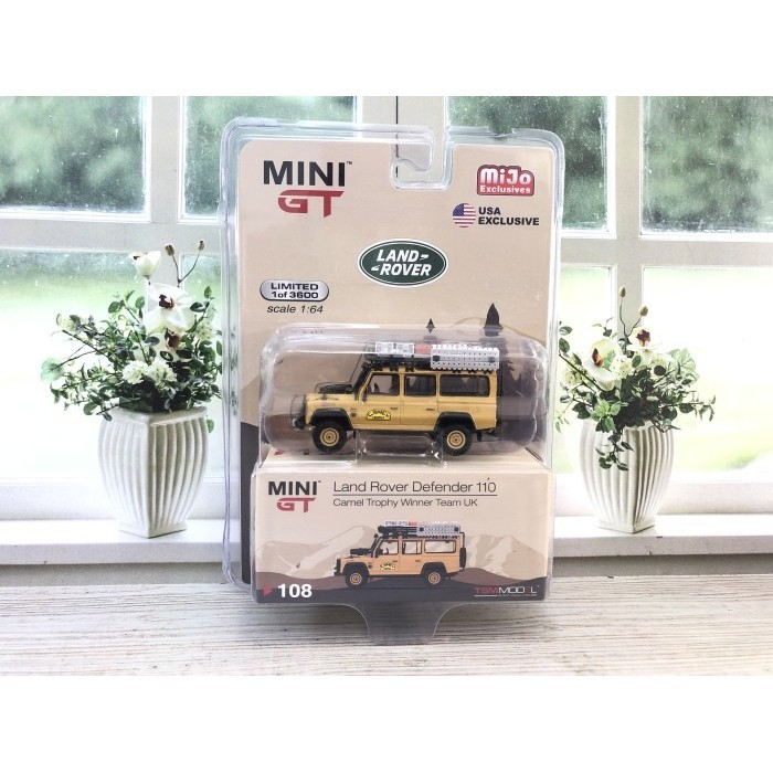 Mini gt land rover defender 110 camel mijo exclusive land rover minigt