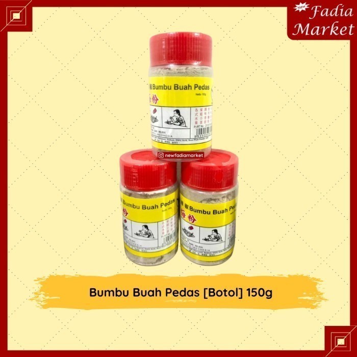 

Bumbu Garam Buah Manis Pedas Botol cap Elang 150g