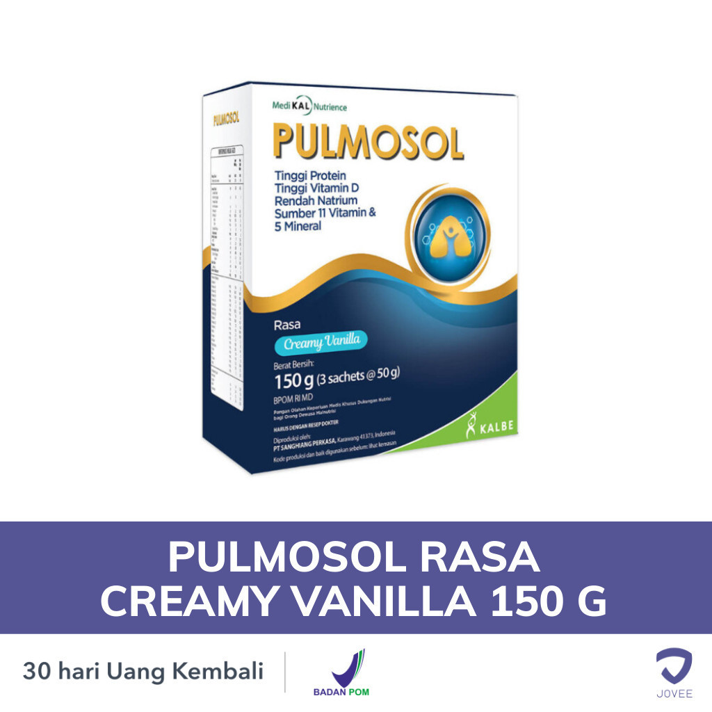 

PULMOSOL RASA CREAMY VANILLA 150GR