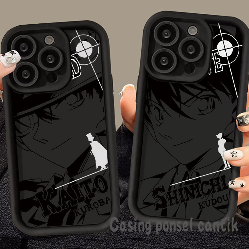 Applicable to Samsung A54 A53 A51 mobile phone case A50 Detective Conan Samsung A25 A24 2A2 couple A