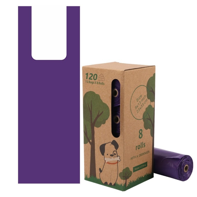 K5DC Poop Bags with Easy-Tie Handles for Dogs Environmentally Friendly Biodegradable Earth-Friendly 