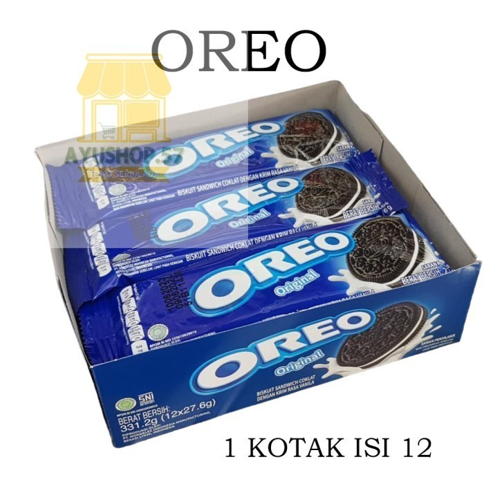 

OREO 1 KOTAK ISI 12 - CHOCOLATE - AYUSHOP57