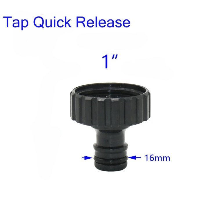 Konektor Selang Quick release ke Drat Dalam 1 inch