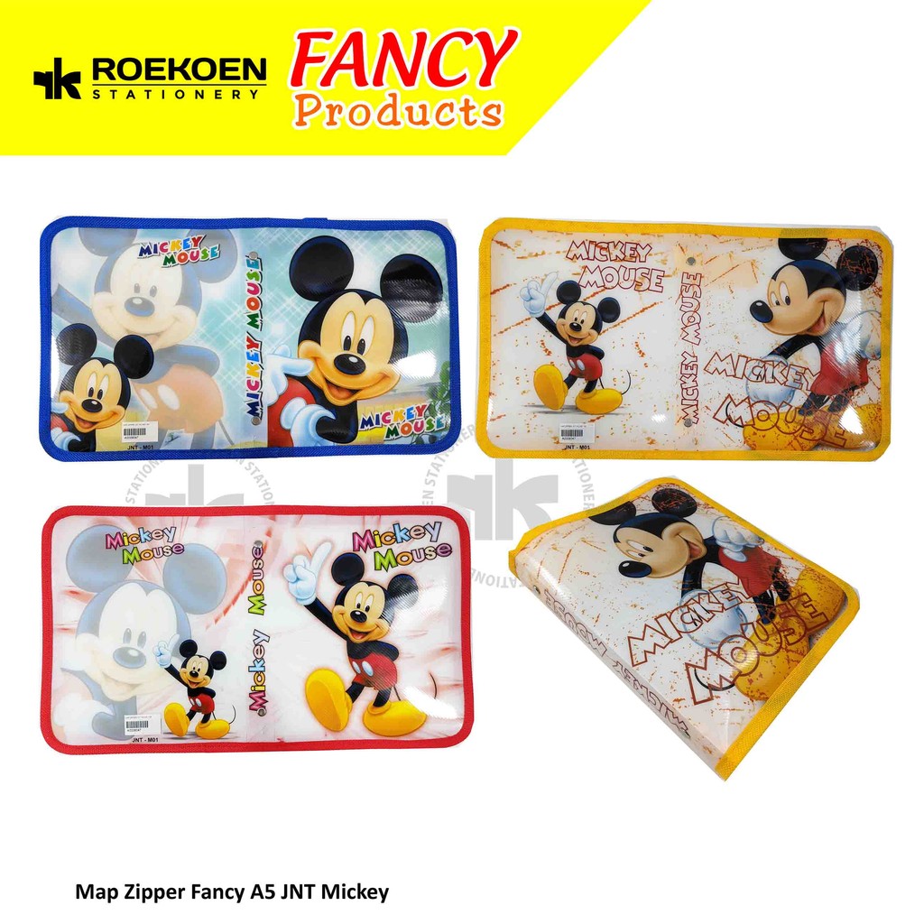 

Tas JNT Zipper A5 Fancy Mickey untuk perlengkapan sekolah & kantor