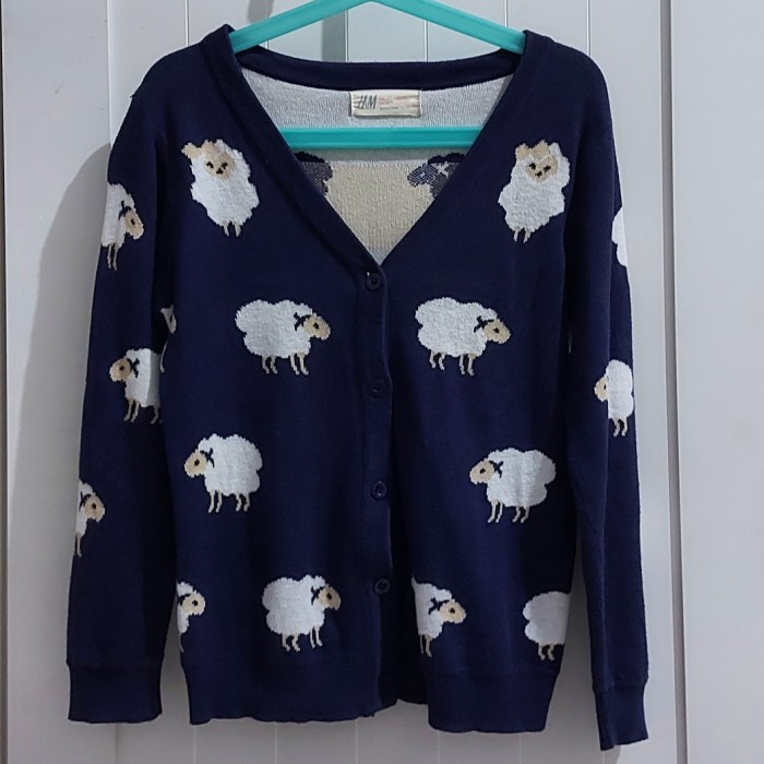 preloved sweater/ cardigan rajut H&M anak perempuan