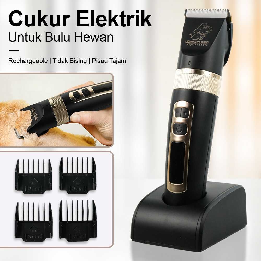 Alat Cukur Elektrik Bulu Hewan Anjing Pet Grooming alat cukur hewan Rechargeable