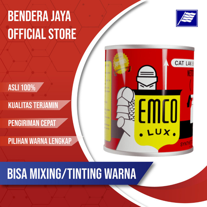 Emco LUX Cat Kayu & Besi 1 Kg / Tersedia Warna Segitiga dan Warna Bintang