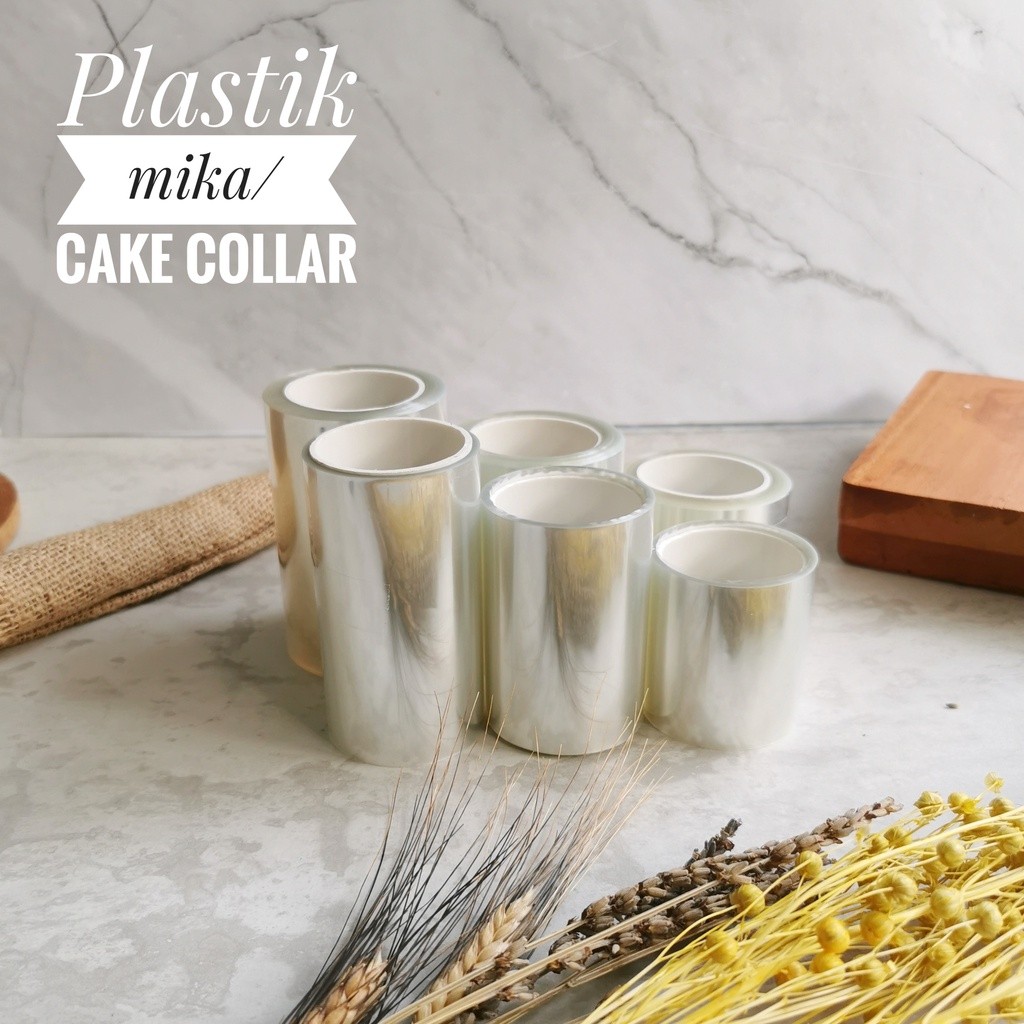 

(ROLL) PLASTIK MIKA PINGGIRAN KUE BENING PER ROLL (1 ROLL = 10 METER)