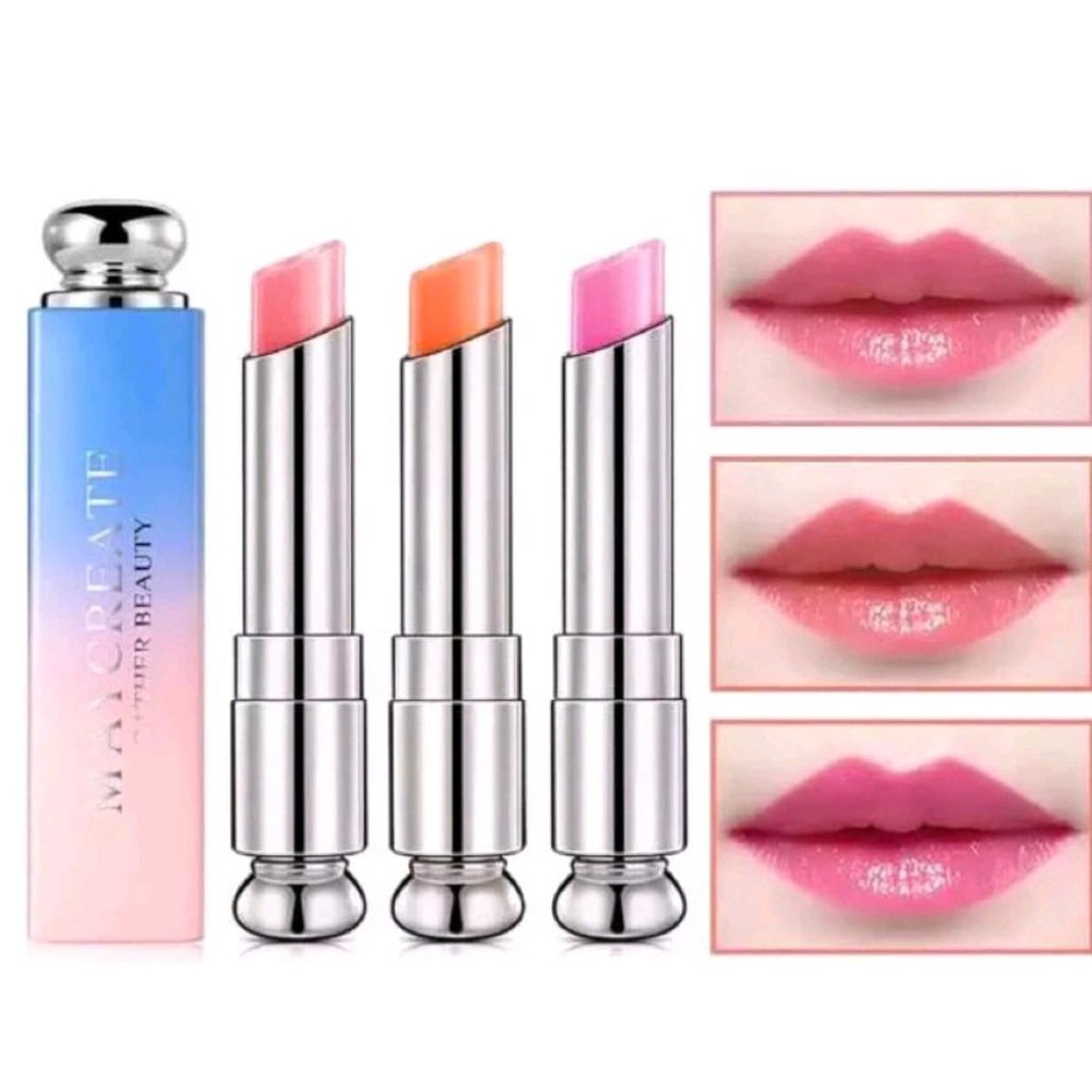 Lipstik Maycreate 100% Asli BPOM, Membuat Bibir Lebih Sehat Dengan Kandungan Pelembab